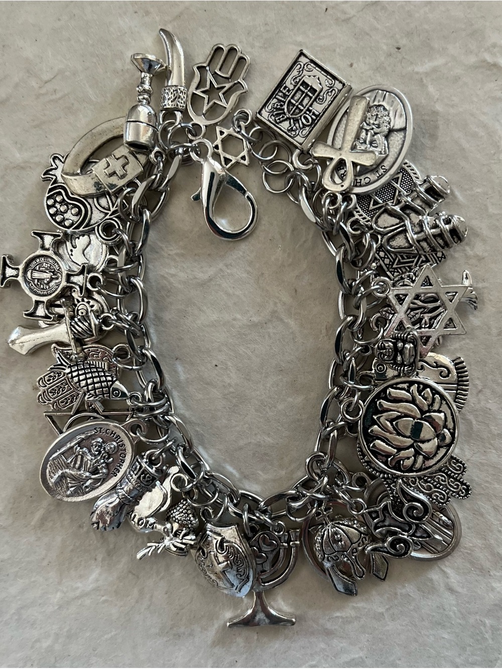Charm Bracelet Judeo Christian Armor of God Charm Bracelet - Picture 9 of 10